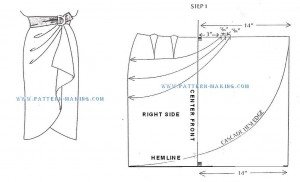 draft sarong skirt sascade-1