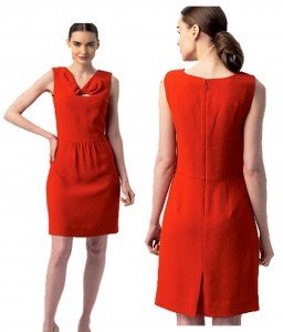 Ann Klein Red Dress-1