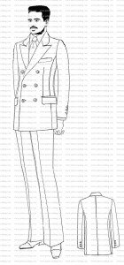 How to Draft Double Breasted Jacket-2