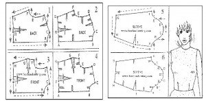 How to Grade Dress Bodice and Sleeve-1