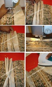 Making French pleats-1