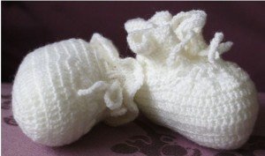 New Born Baby booties-1