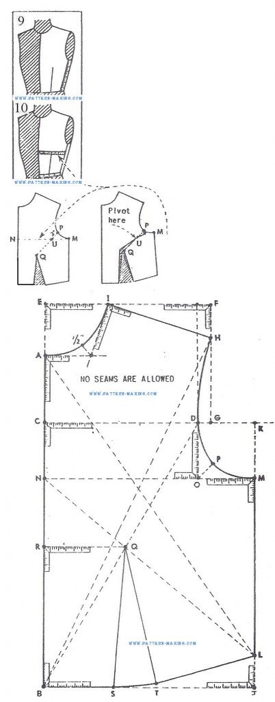 draft fitted bodice front-2-2