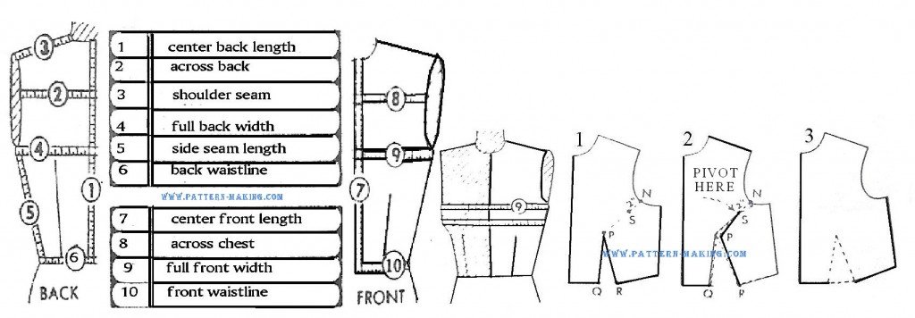draft fitted bodice misses12-20-3
