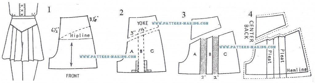 draft shorts pattern-4 – Pattern-Making.com