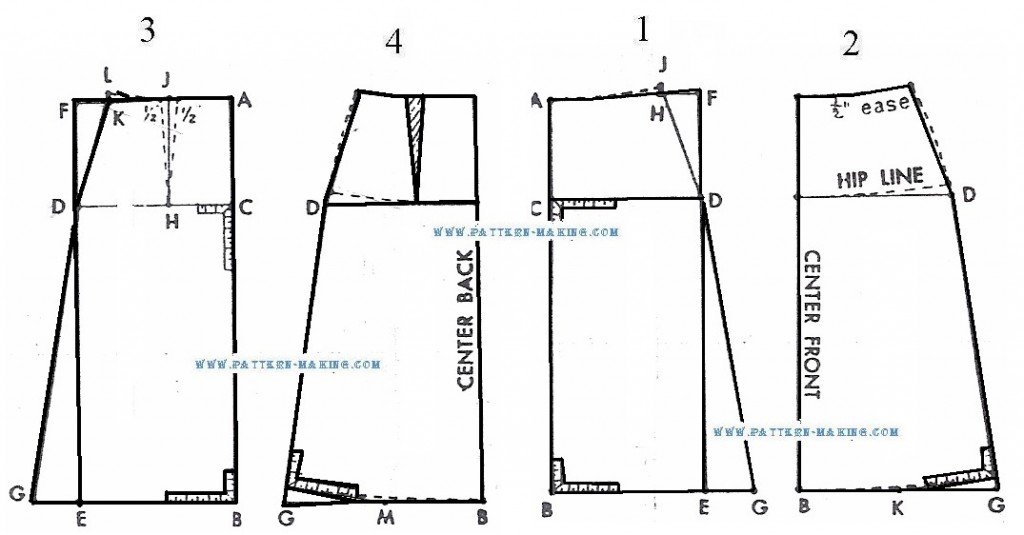 draft straight skirt-4