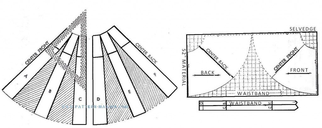 draft twopiece semicircular skirt-3