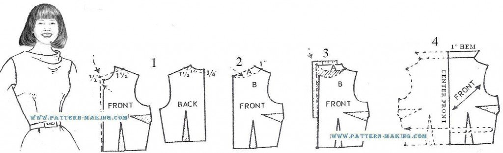 high cowl-neck single drape-1