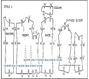 jacket coat grading 16-18-1