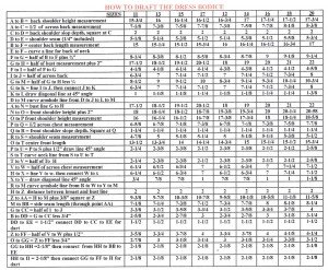 juniors misses womens measurements-1