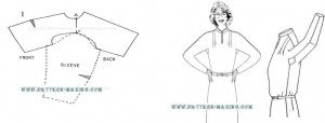 kimono sleeve gusset 2-1
